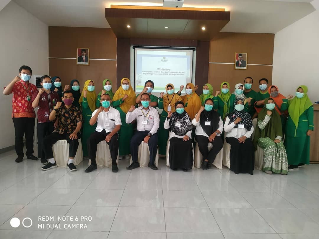 BERI PELATIHAN DKJPS, RSJ MUTIARA SUKMA SAMPAI KE RSI SITI HAJAR.